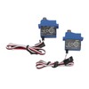 2Pcs 7KG 2065 RC Servo Waterproof Low Noise Gearbox Servo