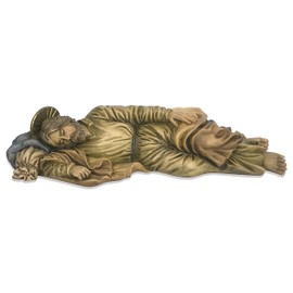 Toccare Beautiful Sleeping Saint Joseph Statue | Made in Colombia, South America | Cast in Durable Resin from The Hand-Carved Original | Makes a Great Housewarming Gift!