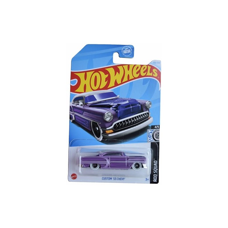 Matchbox Hot Wheels Custom '53 Chevy, Rod Squad 4/5 [Purple]