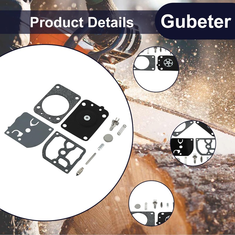 Gubeter Carburettor Repair Kit for Stihl TS410 TS420, Diaphragm Repair
