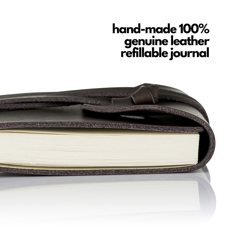 Antony Olivier Real Leather Journal | A6 Writing Notebook and