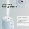 Airvana Aqua Glo Personal Humidifier – Ultrasonic Cool Mist, Rechargeable