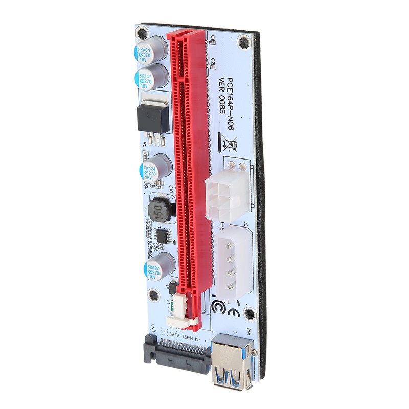 PCIE Riser Adapter Card 1X to 16X 3 Interface Easy