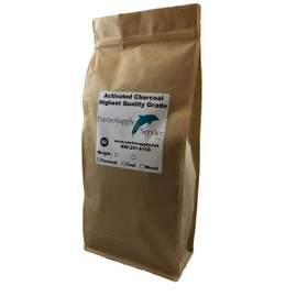 EnviroSupply Premium 12x40 Coconut Shell Activated Carbon (Water Filtration, Aquarium Cleaning Charcoal) - Bulk Resealable 5 Pound Bag (80oz)