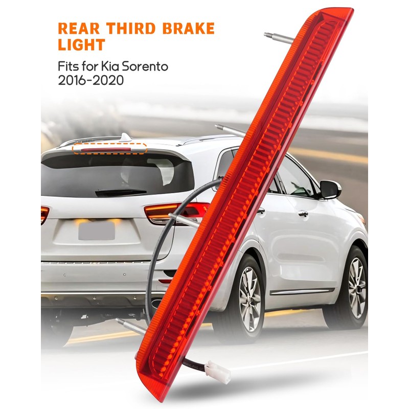 JUWEVAZU 92700-C5000 Rear Center Third 3rd Brake Led Light High