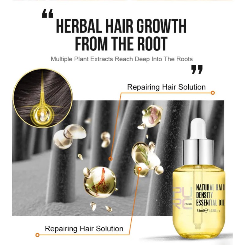 P Suero Natural For El Crecimiento Del Cabello Para