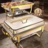 Chafing Dishes for Buffet 2 Pack, 9QT [Elegant Gold and