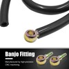 X AUTOHAUX Car 1/4" 6mm ID Hose Barb 12mm Banjo