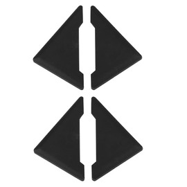 4 Pack/2 Pairs Door Corner Protector Car Corner Guard Sticker Car Door Guard Car Door Guard Car Door Protection Car Scratch Protection Dirt Prevention