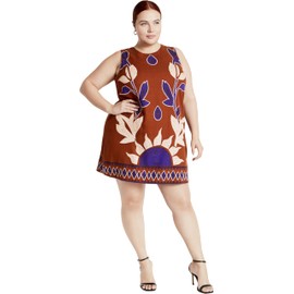 City Chic Nala Print Dress