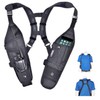 USH-300D Double Radio Shoulder Holster Chest Harness with an Adjustable