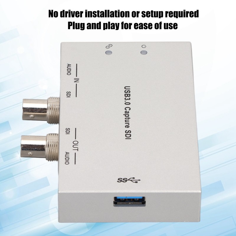 HDV‑US60 USB3.0 Capture Card 1080P 60fps Professional SDI to USB3.0