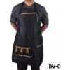 Benitez S.J.T. 10 Mandiles Barbero Vini Piel Delantal Estilista Barber