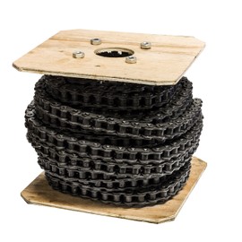 Jeremywell 35 Roller Chain 100 Feet with 10 Connecting Links for Go Karts, Mini Bikes, Scooters, ATV, MTV, Dirt Bike and Other Industrial Machinery