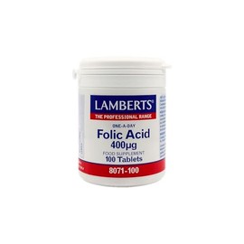 Lamberts Folic Acid 400mcg 100 Tablets