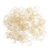 100Pcs Gold Paper Clips Cute Shape Stainless Steel Multifunction Metal