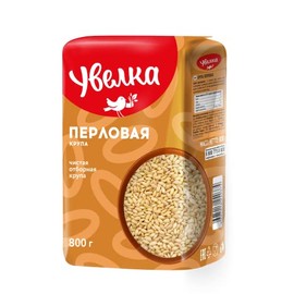 Uvelka Kasha Pearl Barley - 800g (28.2oz), Organic Food, Pack of 1