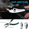 DURATECH 4-Piece Pliers Set, 8" Long Nose, 8" Slip Joint,