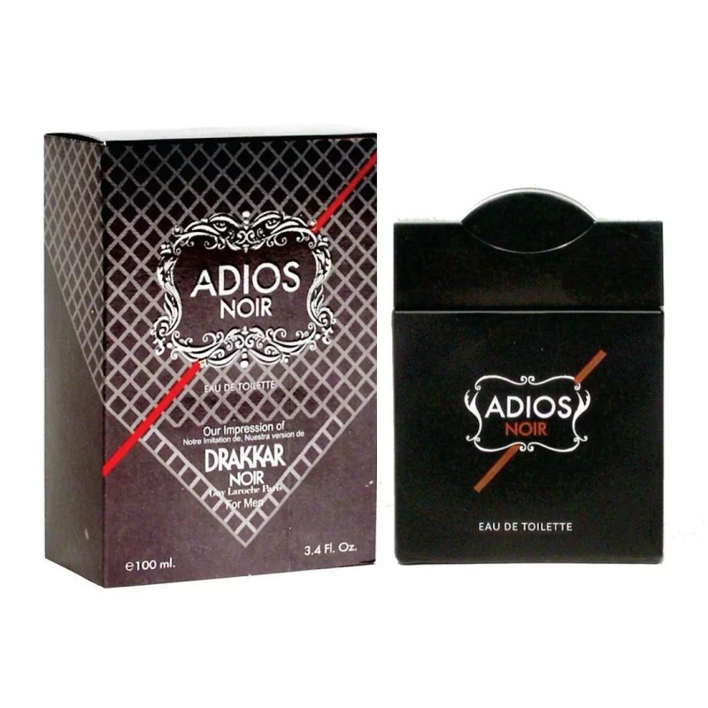 Belle Bouquet ADIOS NOIR Men's Designer Cologne 3.4 oz by