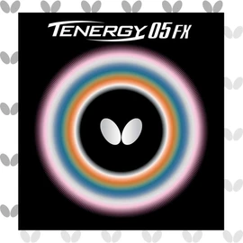 Butterfly 05900 Table Tennis Rubber, Tenagi, 05, FX Soft Back, Tension (Spin), Red, Extra Thick