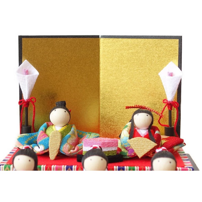 Flower Festival Hinamatsuri Decoration, Compact, Cute, Crepe Mini Size, Handmade