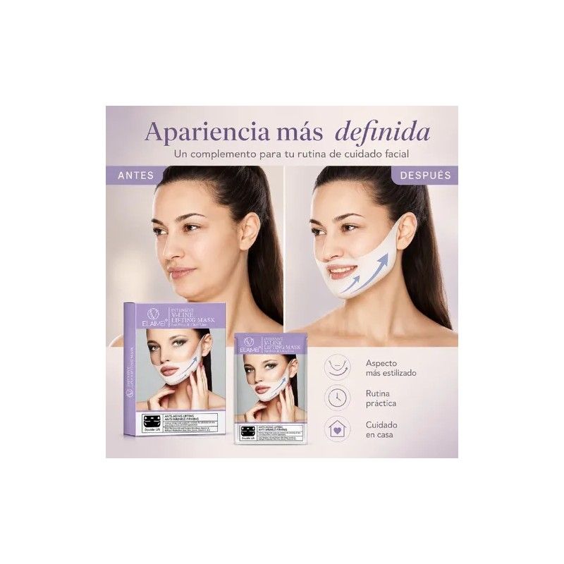 4 Mascarilla Lifting V-line Intensiva Reafirma Y Levanta