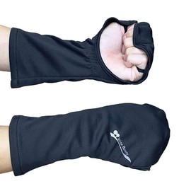 White Beauty UV Cut Hand Cover 【Sunburn Prevention Gloves for the Back of the Hand】Ultraviolet Protection, Black