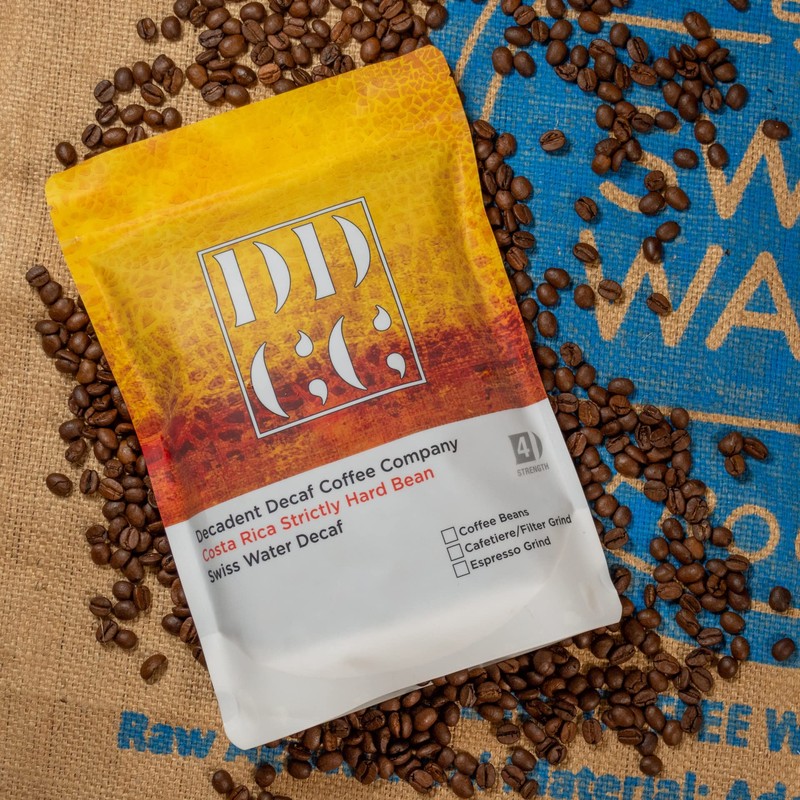 Decaffeinated Costa Rican Coffee Beans 227g - Swiss Water Decaf