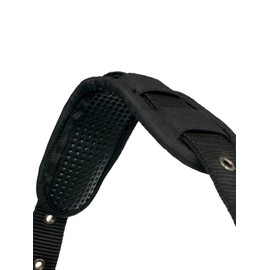 ProSafe Horse Headcollar in Black - Extra Padding - Adjustable at Nose and Poll Strap - Full