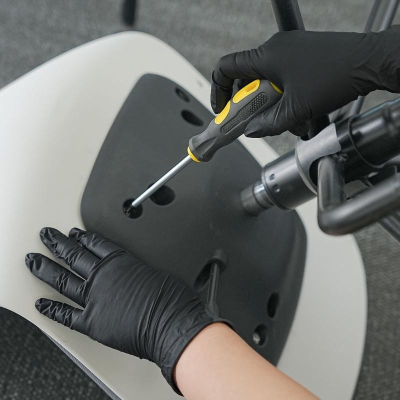 FINITEX 6mil 100% Nitrile Material, Strong Work Gloves - Multi-Purpose,Thick,Car