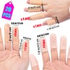 Gel Finger Cots,20 Pcs Silicone Finger Protectors Covers,Finger Caps Finger