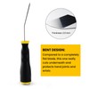 Mister Rui 3" Bent Scraper, Heavy Duty Paint Scraper Tool