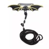 Bearded Dragon Leash Harness, 3 Size Pack Black Leather Wing