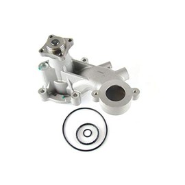 OAW F3270 Engine Water Pump w/ 4 Bolts Pulley hub style for 11-17 Ford F150 Lobo & 11-18 Mustang 5.0L