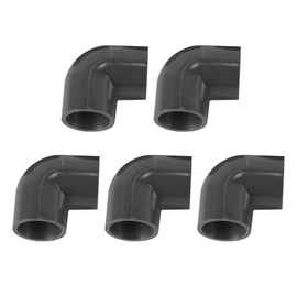 Nicear 5pcs Elbow Pipe Connectors 20mm PVC Pipe Fittings Elbow 90 Degree Conduit Fittings for Agricultural Irrigation