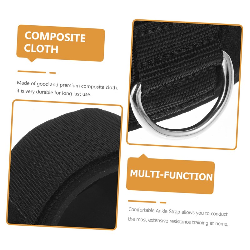 Totority 2pcs Ankle Strap Attachment for Cable Machines Durable Neoprene