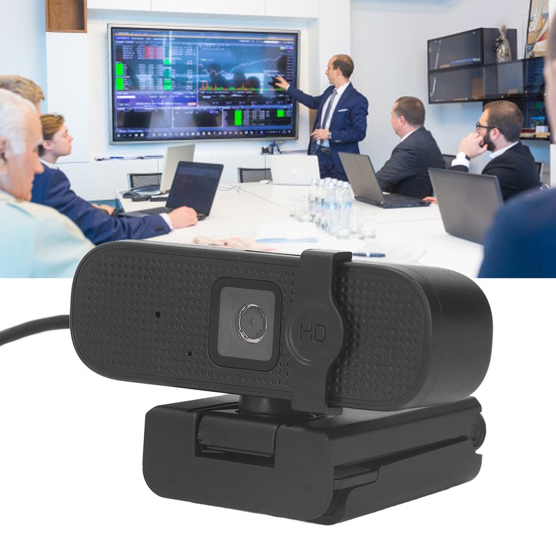 USB Computer Web Camera with Cover Autofocus 4K Plug and
