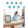 Govee Hygrometer Thermometer, Bluetooth Indoor Room Temperature Monitor Greenhouse Thermometer