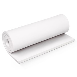 White 10 mm Foam Panels Roll, Mearcooh 35 cm x 99 cm Cosplay EVA Foam Board, 1 x EVA Foam Rubber Density 86 kg/m3 for Cosplay Costume, Crafts, DIY Projects (White 10 mm)