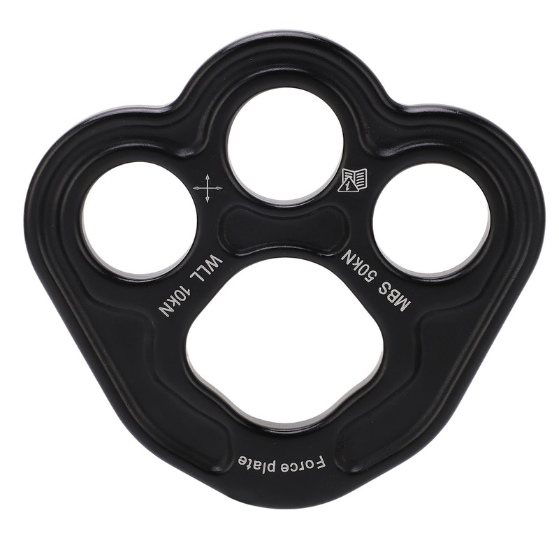 Rigging Plate 3 Holes Space Aluminum 50KN Weight Bearing Uniform