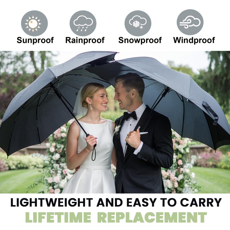 SIEPASA Compact Travel Umbrella - Windproof Auto Open/Close, Small Folding