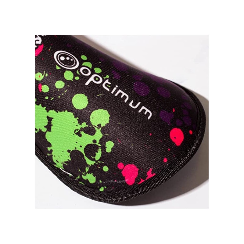 Optimum Men's Fusion Shin Guard, Multicoloured, Large