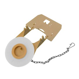 Lychee Light 3-Inch Toilet Flush Valve Flapper Replacement Parts Assembly with Silicone Seal & Counter Bracket – Repair Kit Compatible with TOTO THU128 and C863 389.