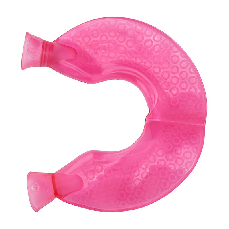 1400ml Hot Water Bottle U Shaped Reduce Pain Transparent Hot