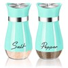 Salt and Pepper Shakers Set,2 PCS Premium Stainless Steel Salt