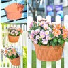Sungmor Wall Hanging Planters,11.5 Inch Hanging Flower Pots for Railing