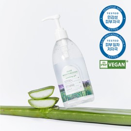 Deoproce Vegan Aloe Moisturizing Soothing Gel 390ml / 디오프러스 비건 알로에 모이스처라이징 수딩젤 390ml