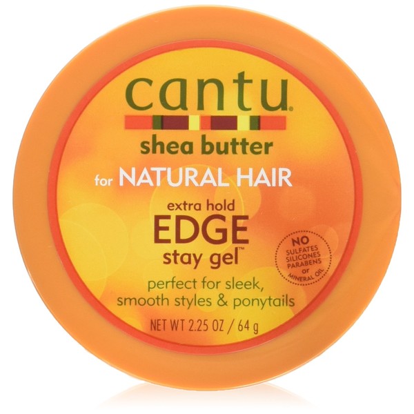 Cantu Shea Butter Edge Stay Gel Extra Hold 2.25 Ounce (66ml) (3 Pack)
