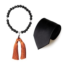 [ALL-INFOR J.P.C.] Sun-ux-ac-1727-alf Mamorial Set, Black Tie, For Funerals, Vigorous, Black