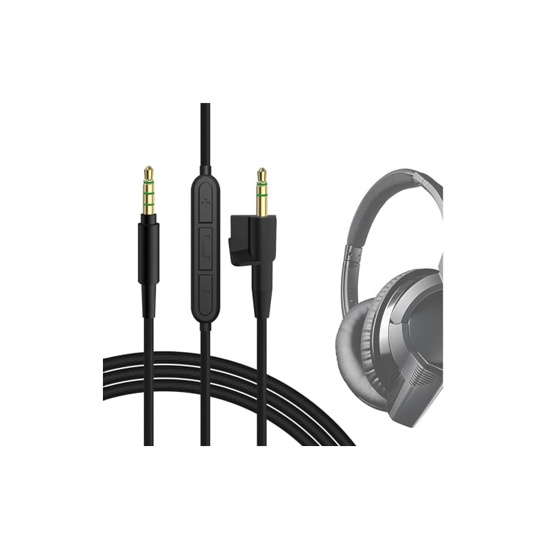 geekria - Cable de repuesto para Bose around-ear AE2, AE2i,